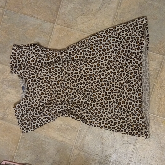Old Navy Other - Old Navy  6-7  animal print dress Short Sleeves School Casual Rel…